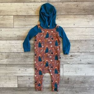 Rags | Disney / Pixar Merida Brave Long Sleeve Hooded Rag Romper | Size: 2T